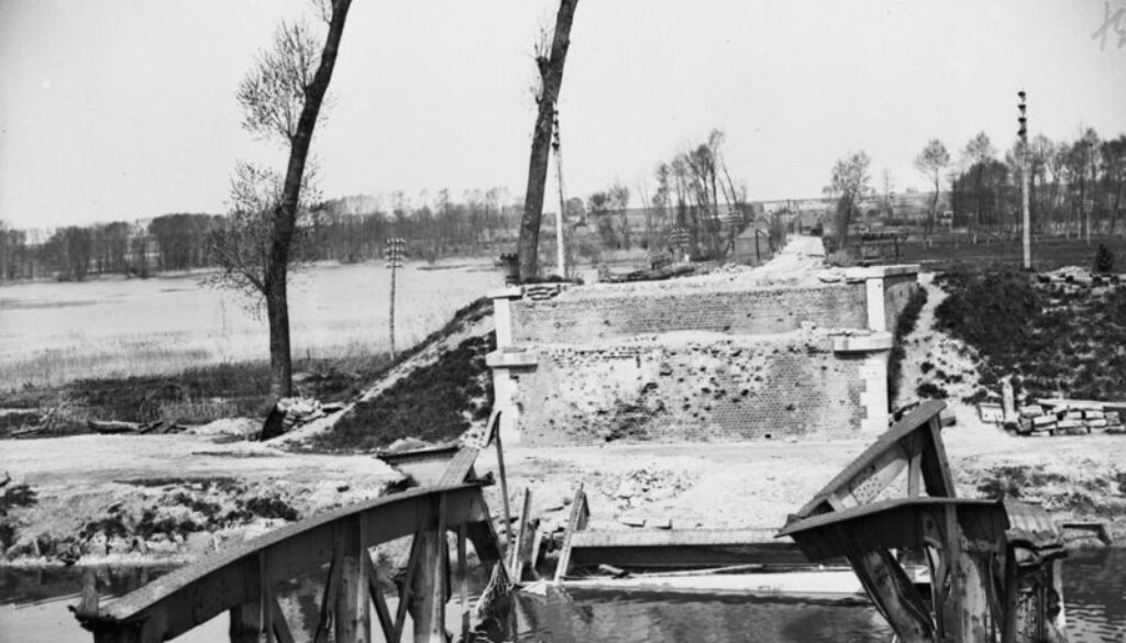 221_Wasne-au-Bac from Canal de la Sensée Arras Front. 1919